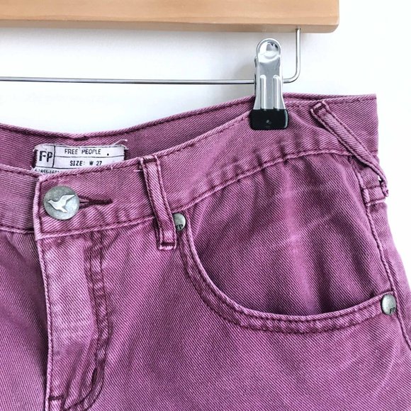 Free People cut-off denim shorts - size 27 - Picture 3 of 7